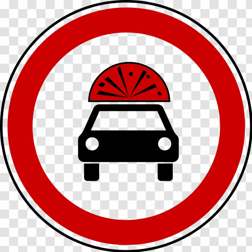 Prohibitory Traffic Sign Speed Limit Warning - Symbol - Vehicle Transparent PNG
