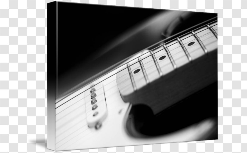 Electric Guitar Electronic Musical Instruments Art - Monochrome Photography Transparent PNG