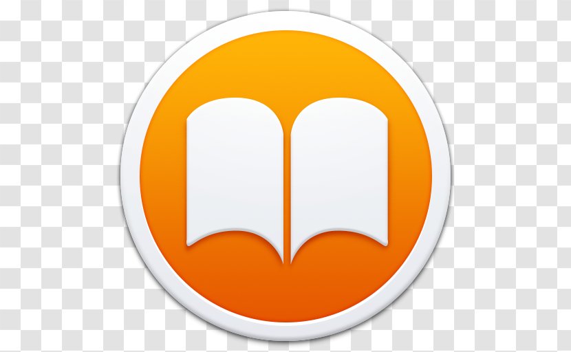 Orange Heart Symbol Yellow Font - Book - Apple Books Border Transparent PNG