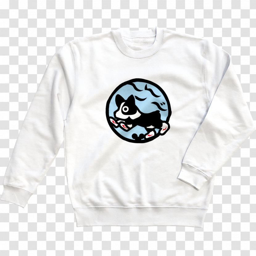 Long-sleeved T-shirt スウェット Hoodie Sweater - White Transparent PNG
