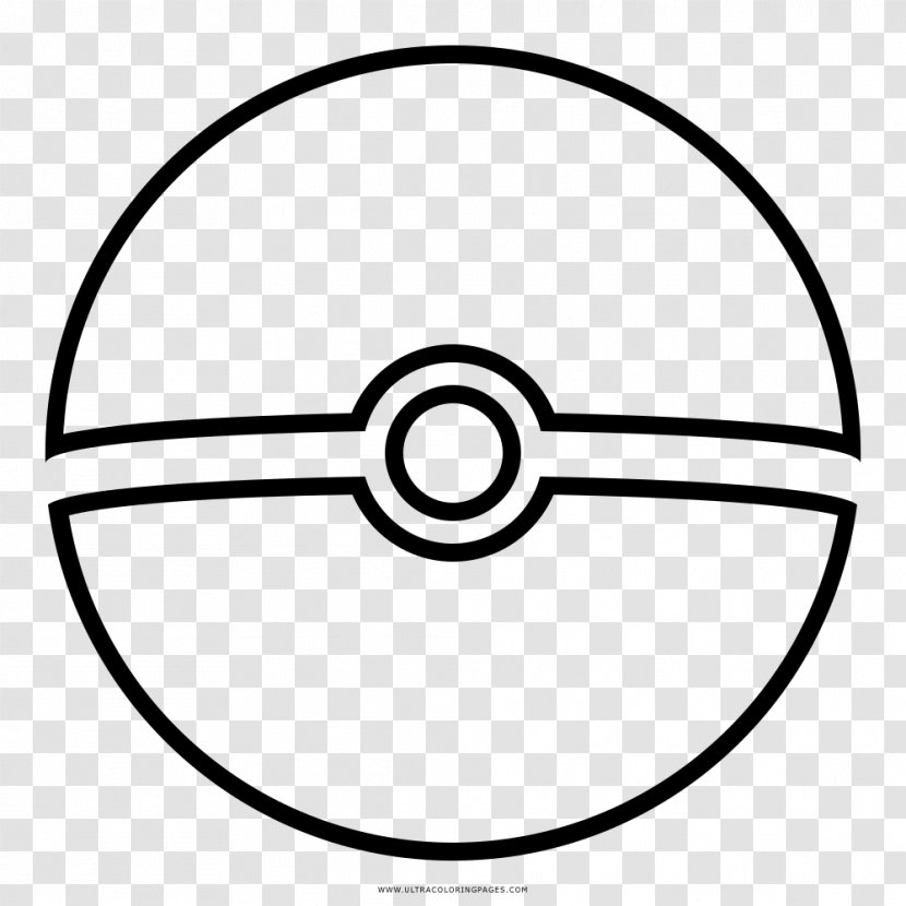 Coloring Book Drawing Pokémon GO Poké Ball - Area - Pokemon Go Transparent PNG