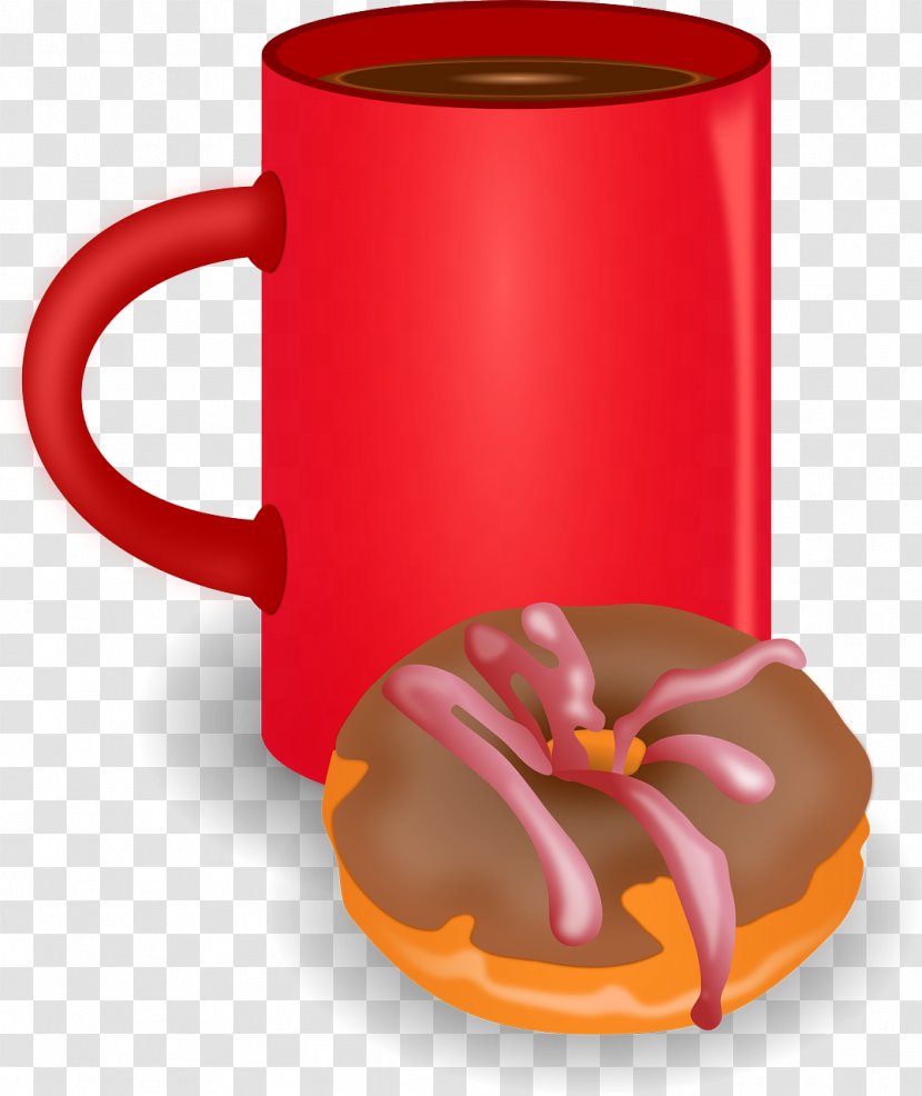 Coffee Doughnut Cafe Breakfast Bakery - Kettle - With Cake Transparent PNG