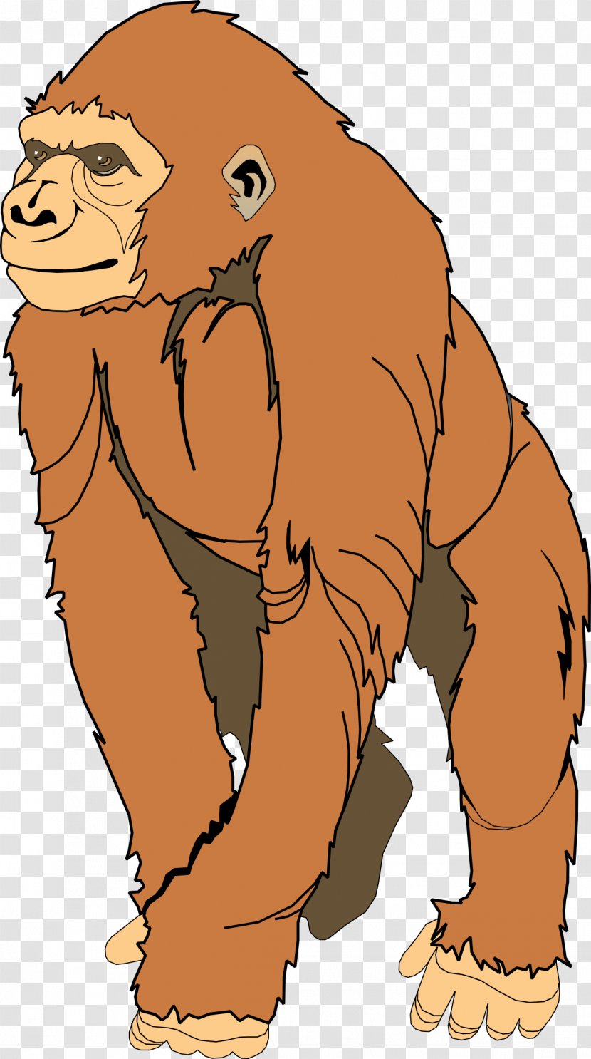 Ape Gorilla Clip Art - Monkey - Cliparts Transparent PNG