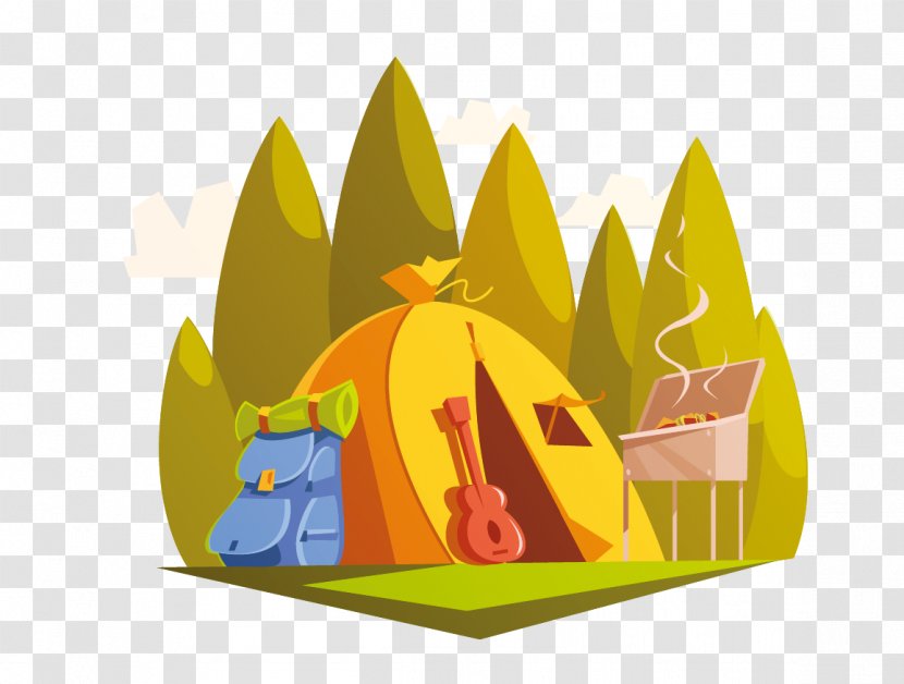 Outdoor Recreation Cartoon Hiking Camping - Art - Games Form Of Creativity Illustration Transparent PNG