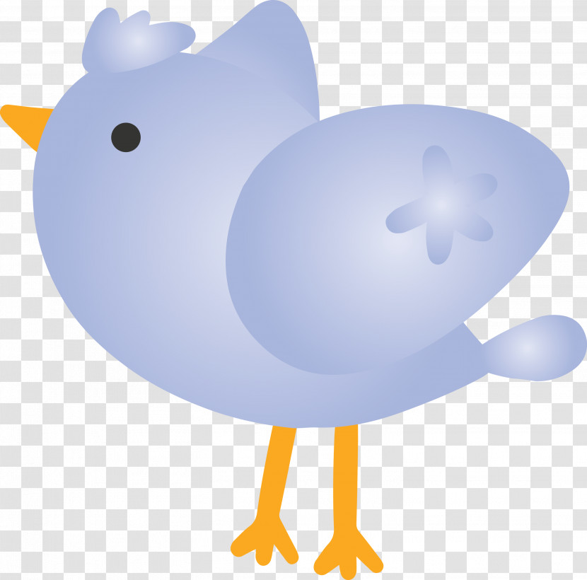 Cartoon Bird Chicken Beak Transparent PNG