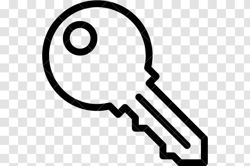 Black & White Key House - And Transparent PNG