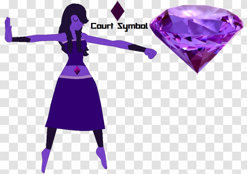 Diamond Cut Purple Gemstone Pink - Red Transparent PNG