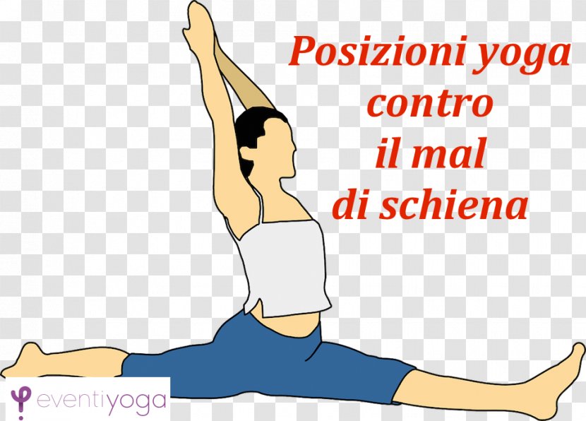 Yoga Hanumanasana Exercise Human Back Pain - Cartoon Transparent PNG