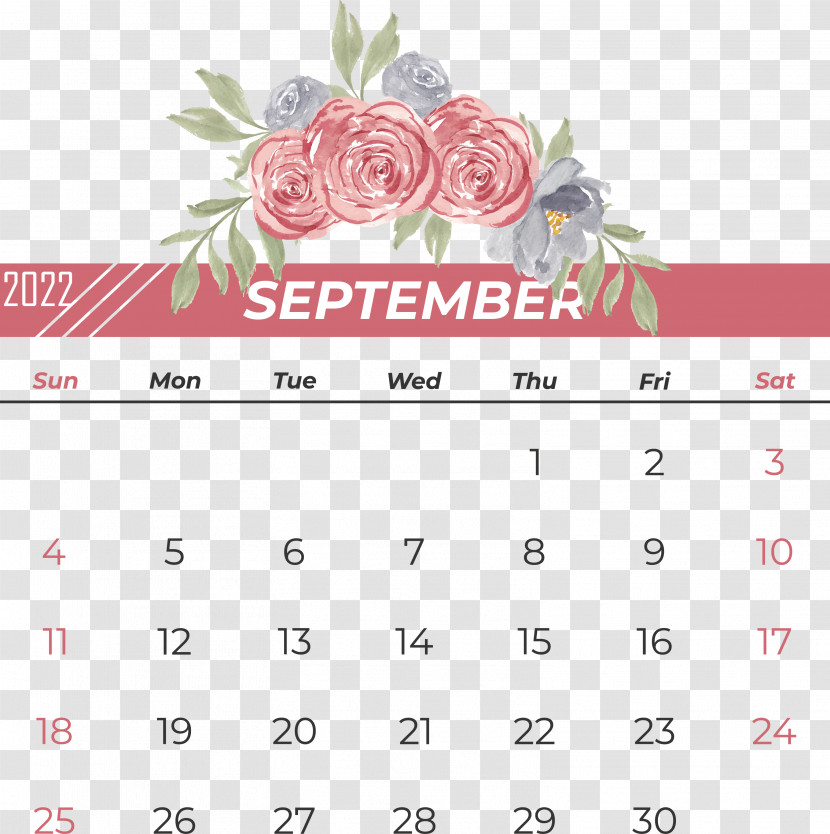 Calendar Font Flower Petal Pink M Transparent PNG