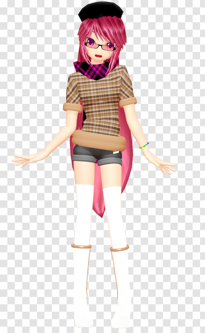Illustration Costume Cartoon Character Fiction - Doll - Scarf Mmd Transparent PNG