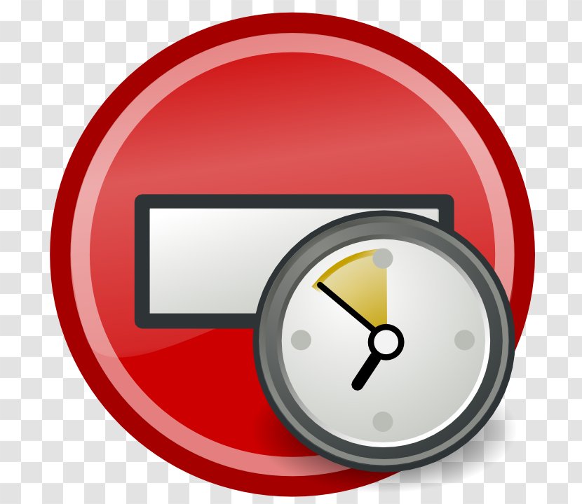 Technology Clock Information - Gimp Transparent PNG