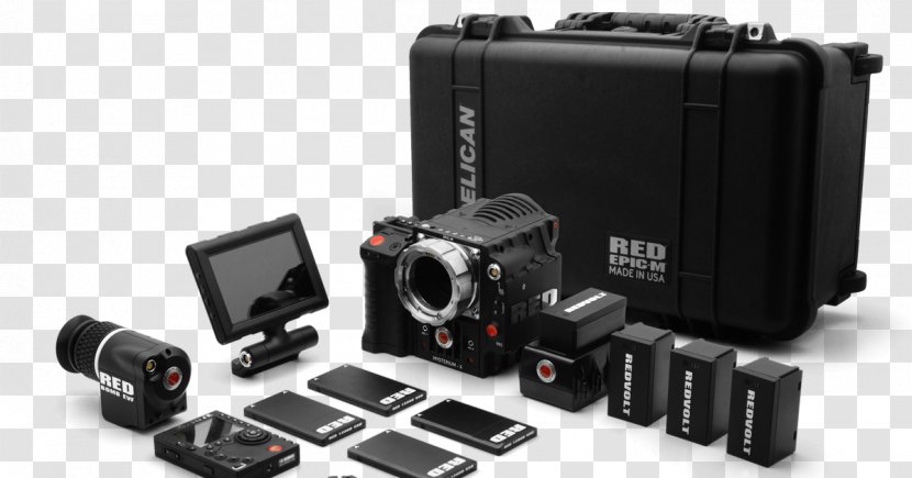 Red Digital Cinema 5K Resolution Movie Camera Photography Transparent PNG