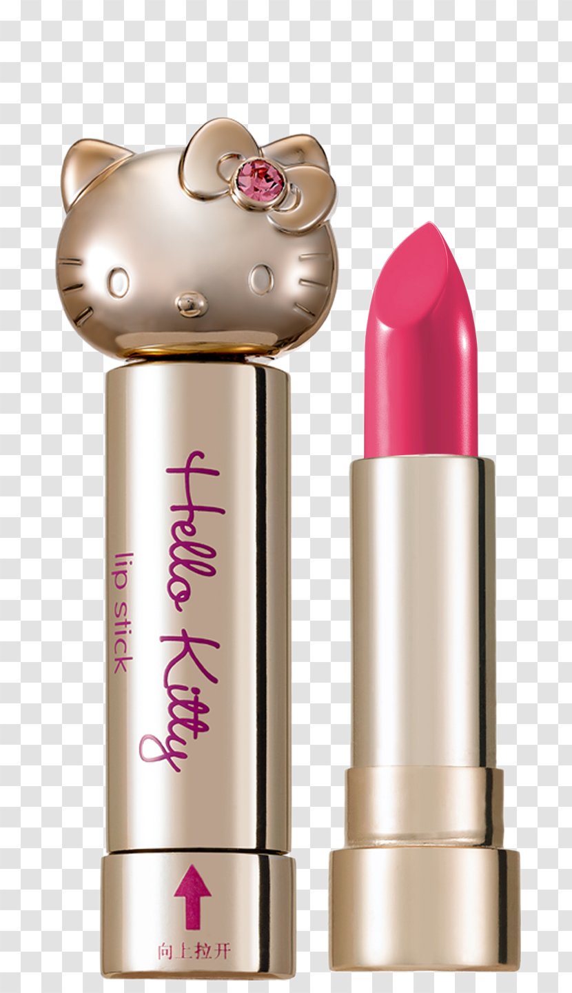 Hello Kitty Lipstick Lip Balm Gloss Foundation - Moisturizer - Golden Diamond Transparent PNG