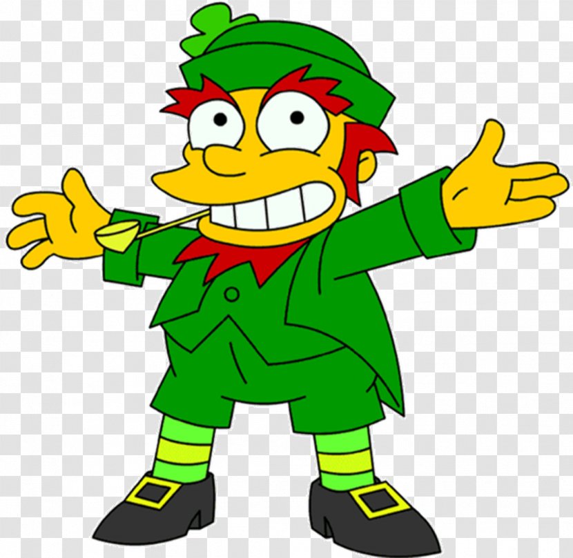 The Simpsons: Tapped Out Homer Simpson Bart Groundskeeper Willie Santa's Little Helper - Fictional Character - Leprechaun Transparent PNG