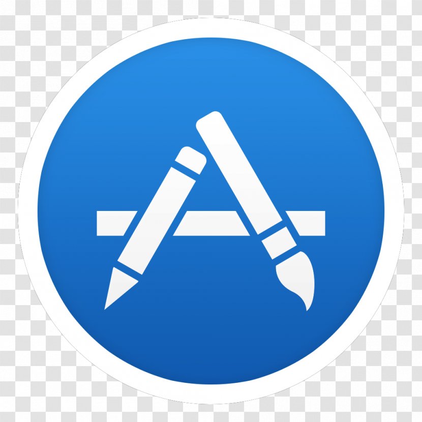 Mac App Store - Blue - Apps Transparent PNG