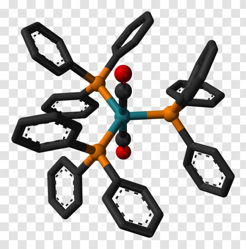 Dicarbonyltris(triphenylphosphine)ruthenium(0) Trigonal Bipyramidal Molecular Geometry Carbon Monoxide - Molecule - Dioxide Transparent PNG