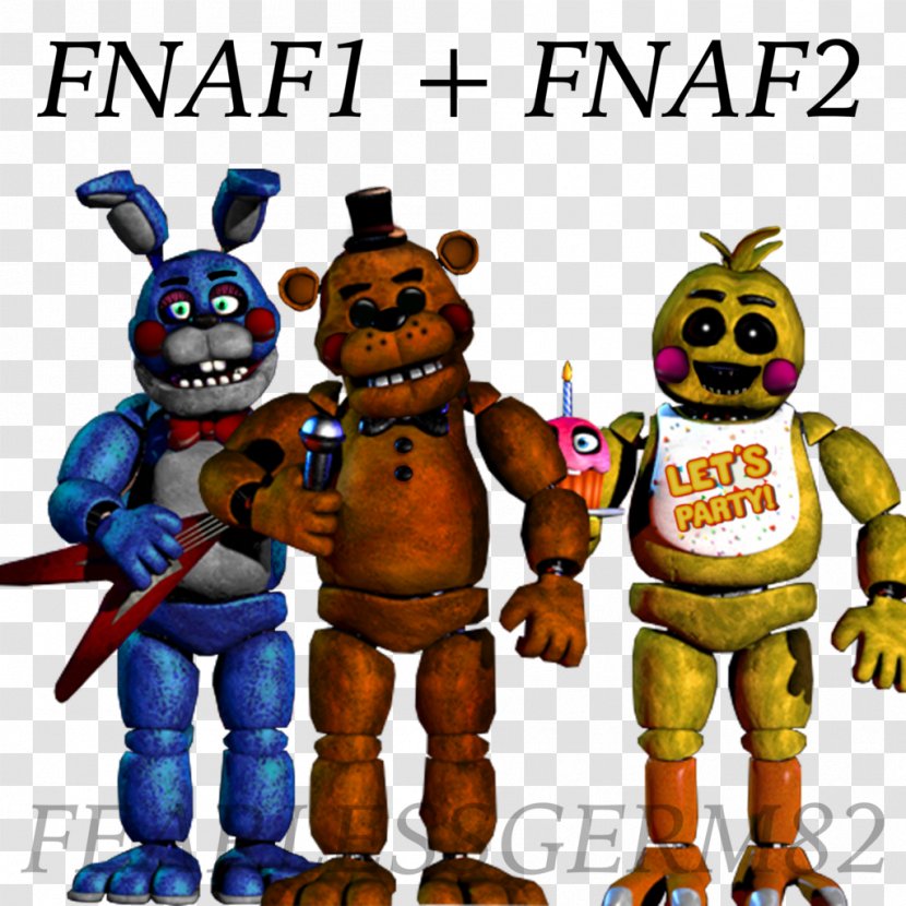 Five Nights At Freddy's 2 4 3 Freddy's: Sister Location - Heart - Watercolor Transparent PNG