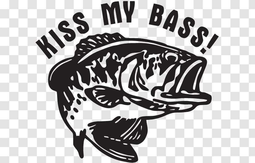 Decal Sticker Bass Fishing - Watercolor Transparent PNG