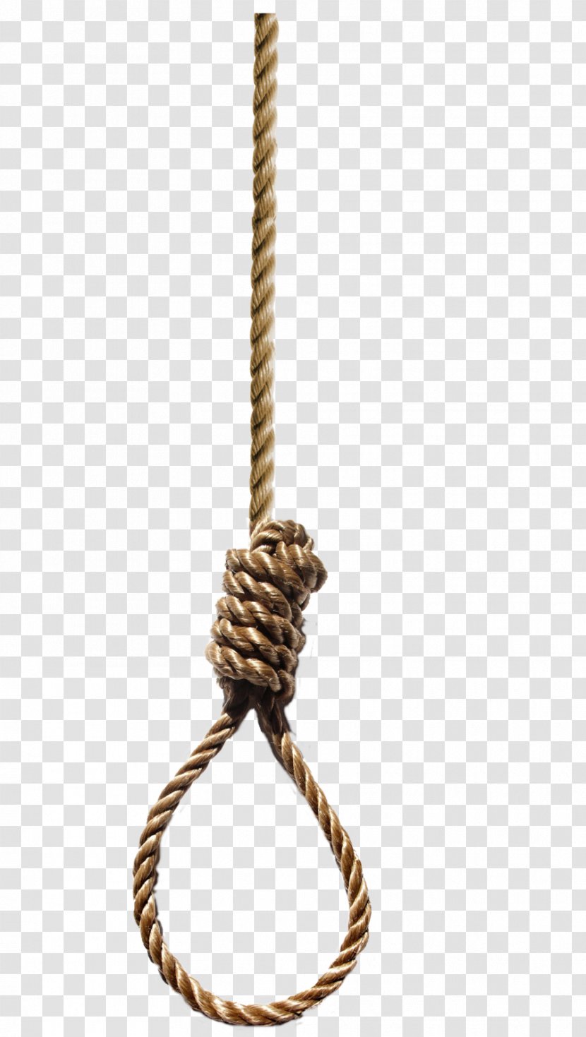 Noose Hangman's Knot Rope - Hanging Transparent PNG