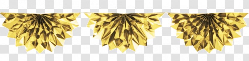 Foil Bridal Shower Garland Party Christmas - Gold - Painted Transparent PNG