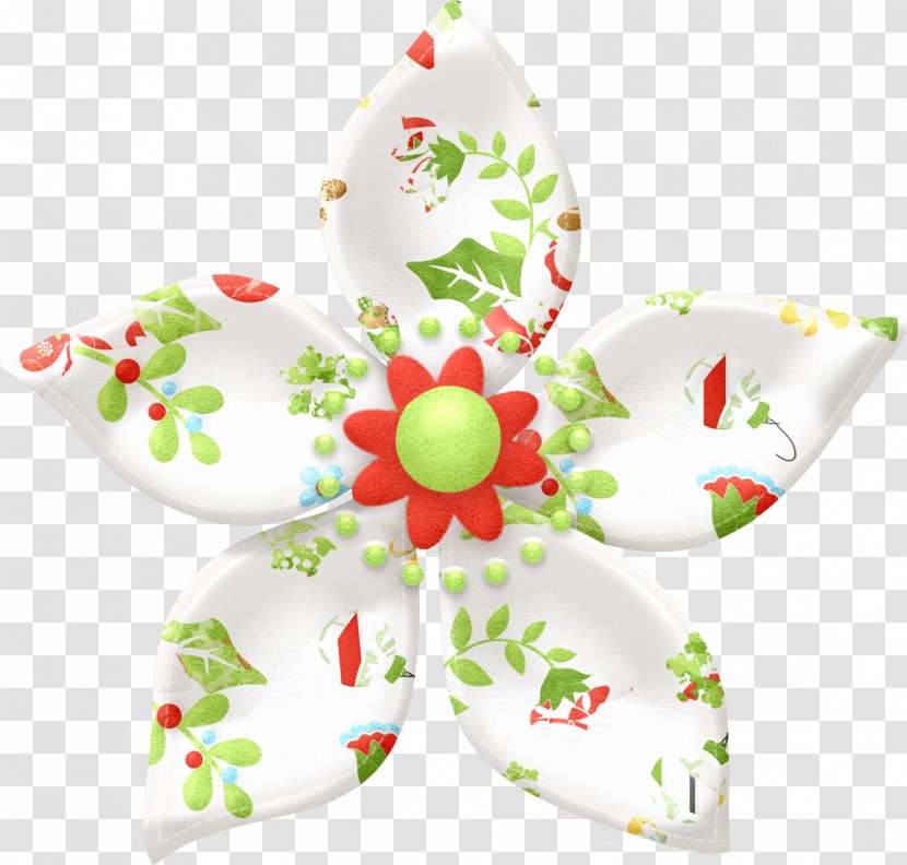 Petal Floral Design Cut Flowers Christmas Ornament - Flower Transparent PNG