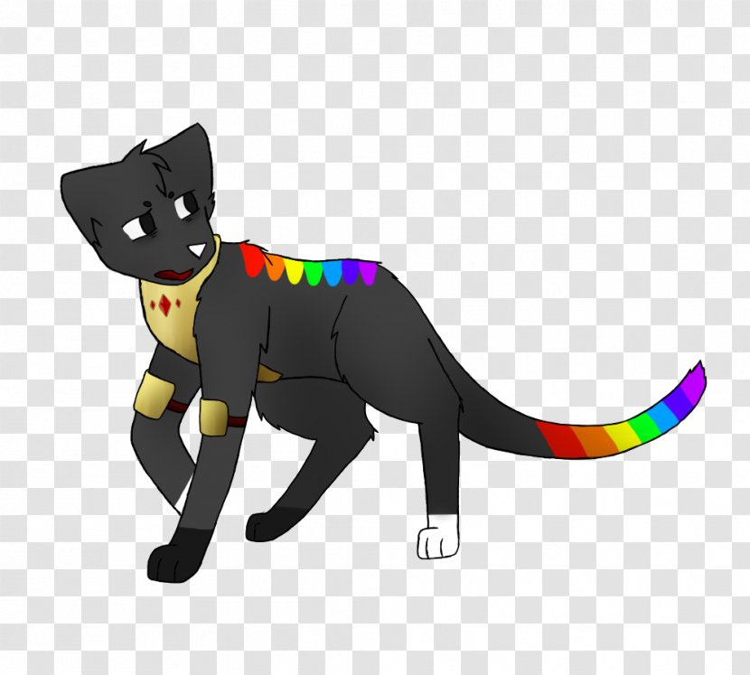 Cat Cartoon Tail Character Fiction - Surrounded Transparent PNG