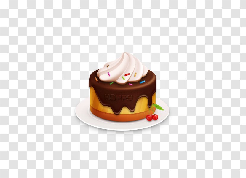 Birthday Cake Mousse Cream Tiramisu Chocolate Transparent PNG