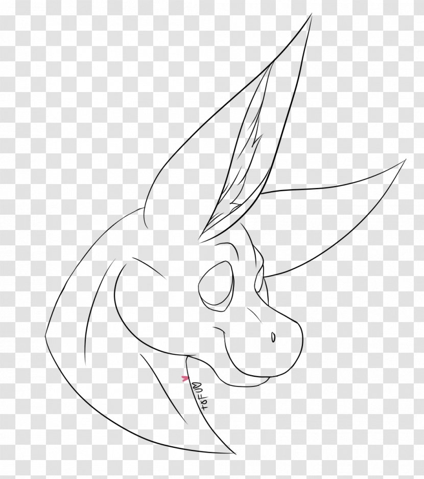 Drawing Line Art Dragon - Heart - Filth Transparent PNG