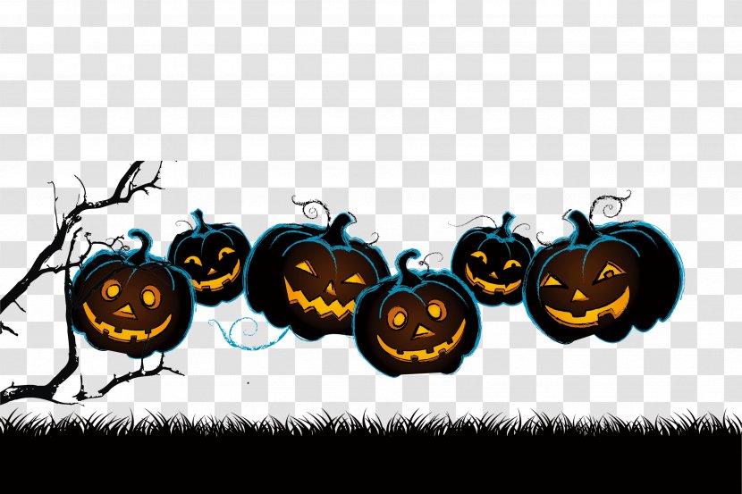 Halloween Pumpkin Jack-o-lantern Clip Art - Brand - Creative Transparent PNG