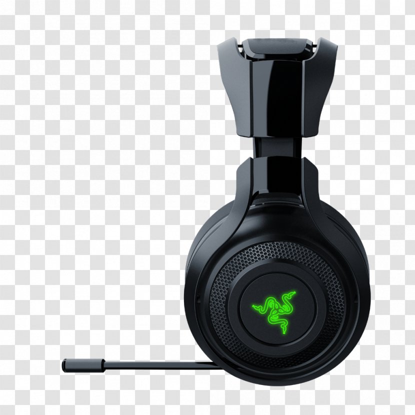 Razer Man O'War Xbox 360 Wireless Headset Headphones 7.1 Surround Sound ManO'War - Playstation 4 Transparent PNG