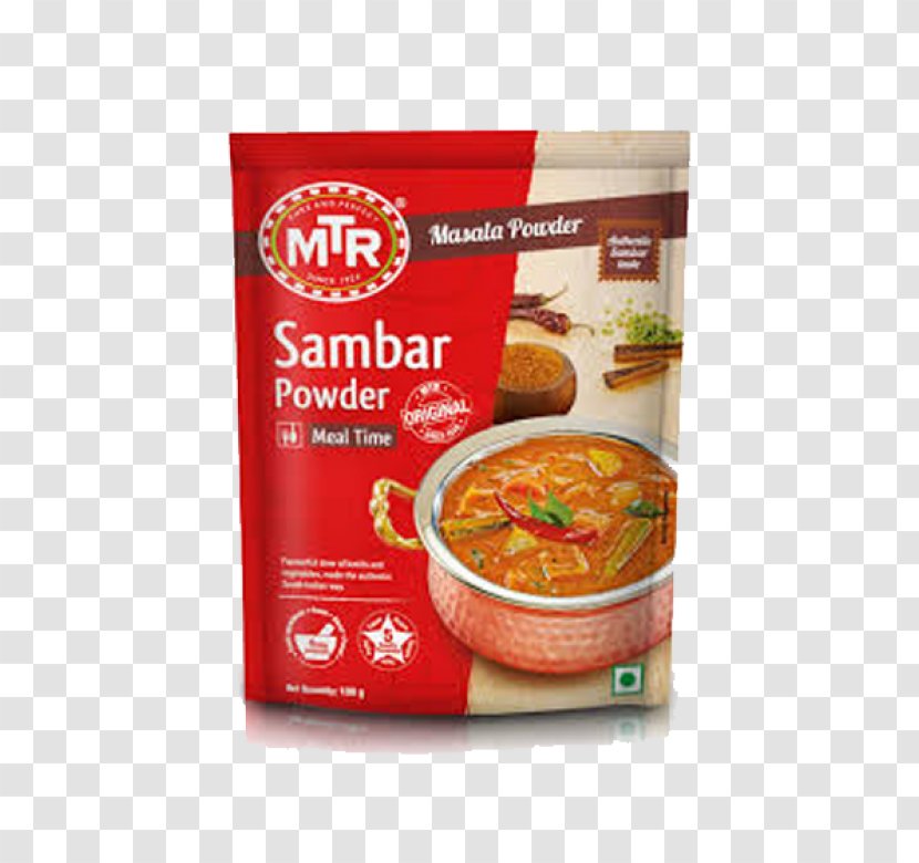Sambar Pulihora Rasam Indian Cuisine MTR Foods - Food Transparent PNG