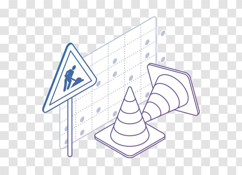 Product Line Triangle Design - Cone - Kanban Graphic Transparent PNG