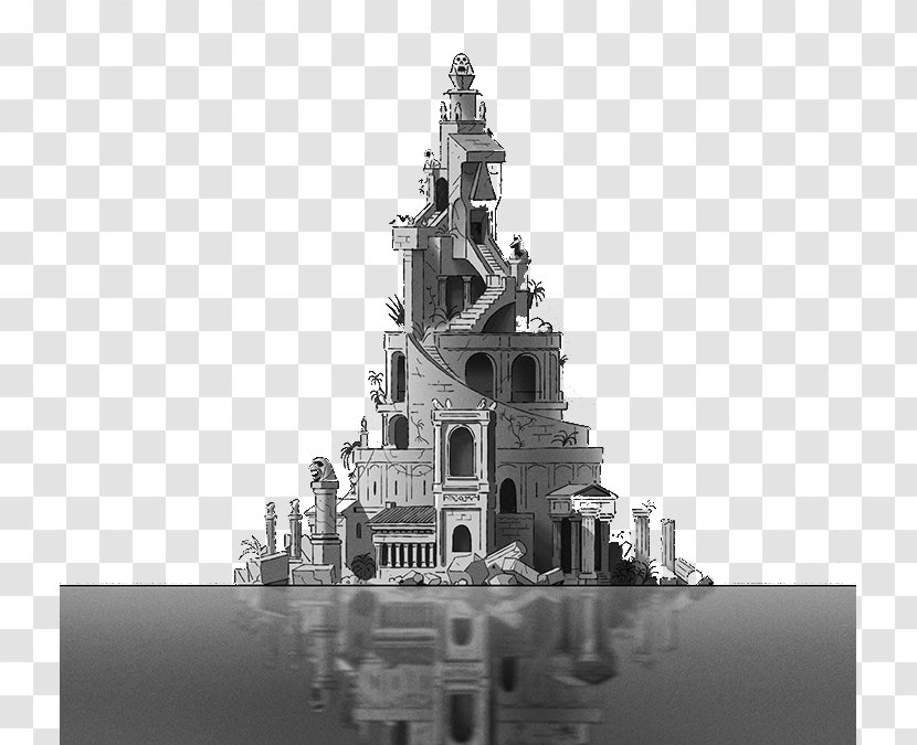 Mirage Reflection - Tower - Castle And Transparent PNG