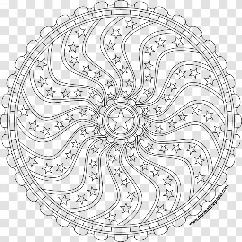 Mandala Coloring Book Meditation Drawing - Artwork Transparent PNG