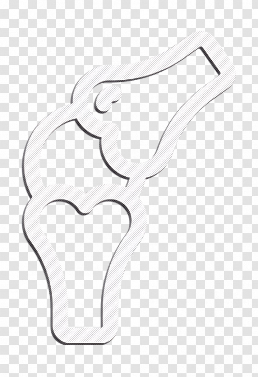 Human Body Outline Icon Articulation Bones Icon Medical Icon Transparent PNG