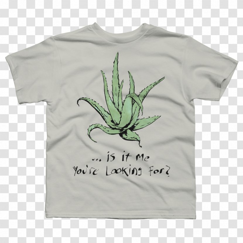 T-shirt Clothing Sleeve Leaf Plant - Aloe Vera Transparent PNG