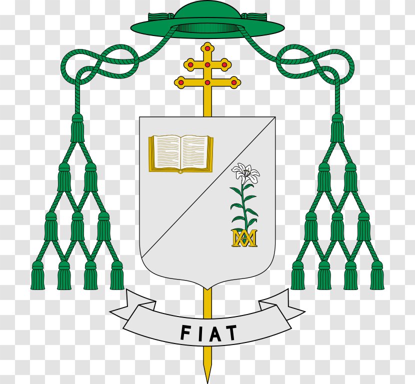 Coat Of Arms Ecclesiastical Heraldry Crest Papal Armorial Catholicism - Area - Archbishop Vector Transparent PNG
