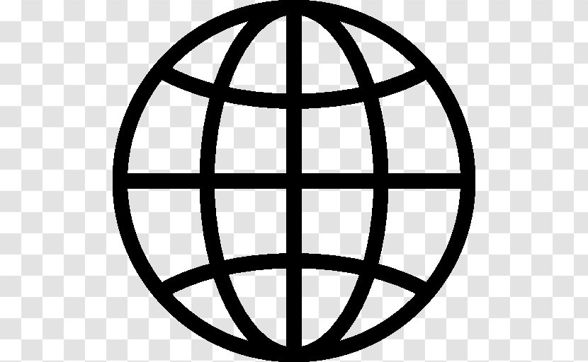 Icon Design - Black And White - World Wide Web Transparent PNG