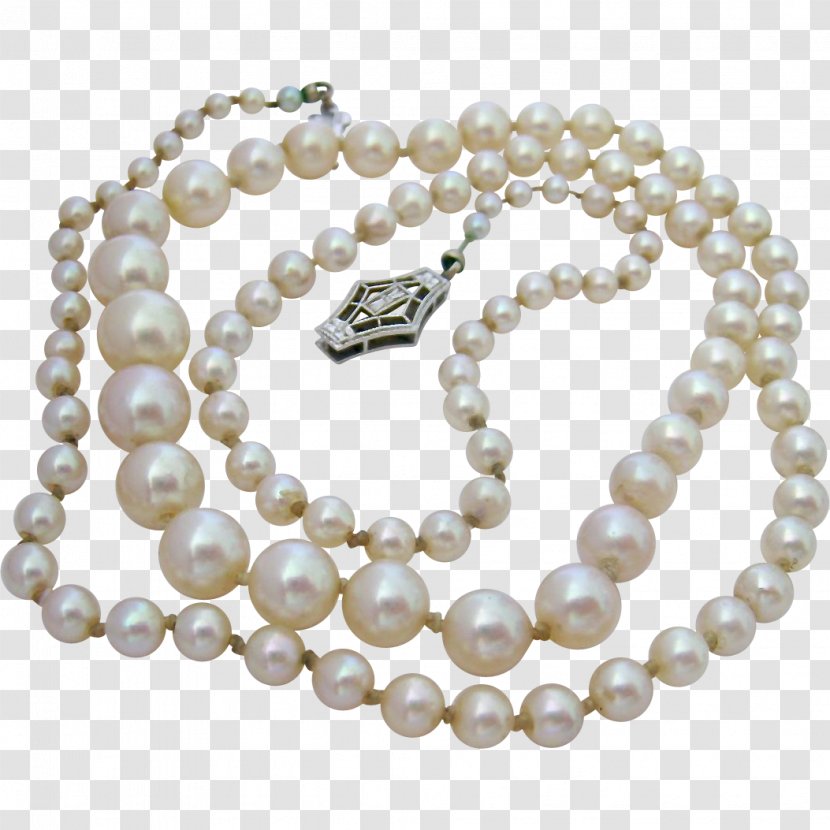 Cultured Pearl Necklace Earring - Bead Transparent PNG