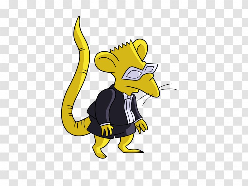 Rat Bart Simpson YouTube SCUM - Organism Transparent PNG