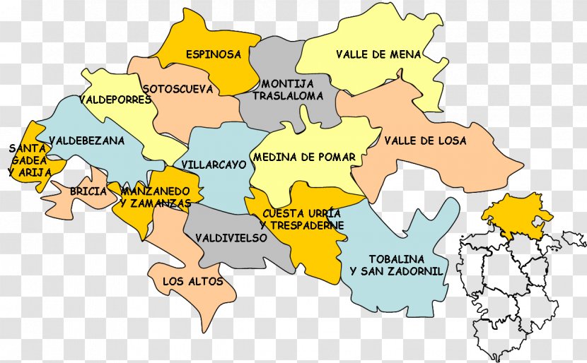 Castrojeriz Map Merindad De Valdivielso Odra - Province Of Burgos Transparent PNG