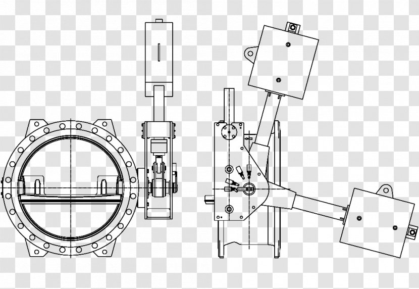 Butterfly Valve Pressure Check Hydraulics - Nominal Pipe Size Transparent PNG