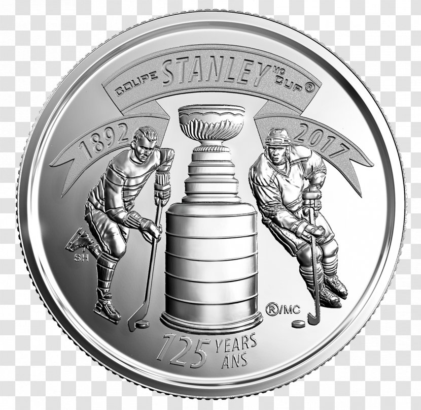 2017 Stanley Cup Playoffs Canada National Hockey League Quarter - Silver Transparent PNG