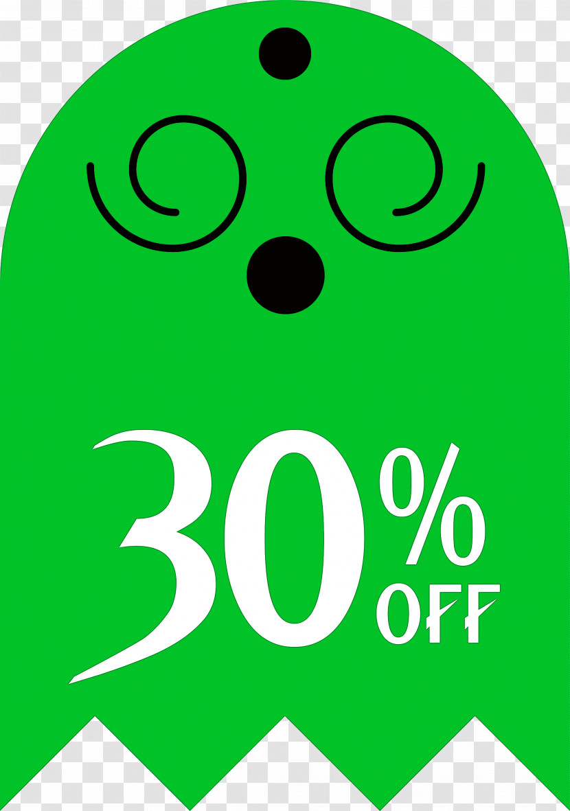 Halloween Discount 30% Off Transparent PNG