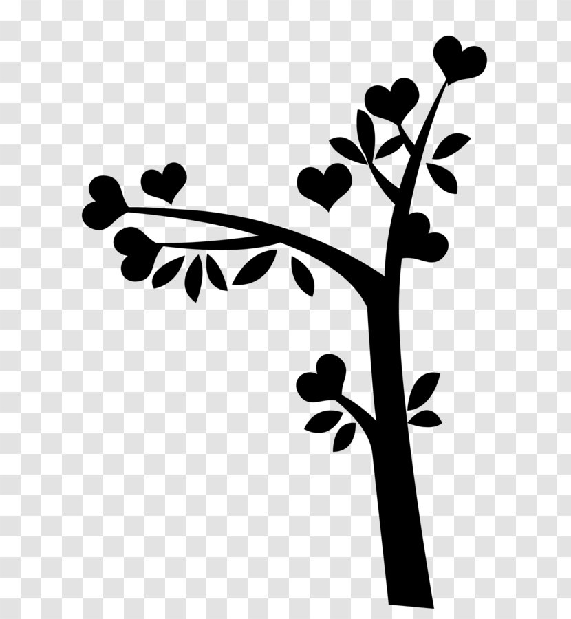 Flower Plant Stem Leaf Clip Art Silhouette - Flowering Transparent PNG