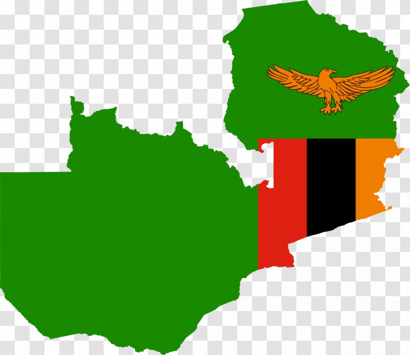 Flag Of Zambia Map - File Negara - Country Transparent PNG