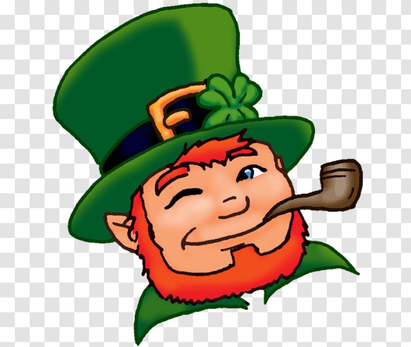 Leprechaun Shamrock Saint Patrick's Day The Real St. Patrick Clip Art - Leaf Transparent PNG