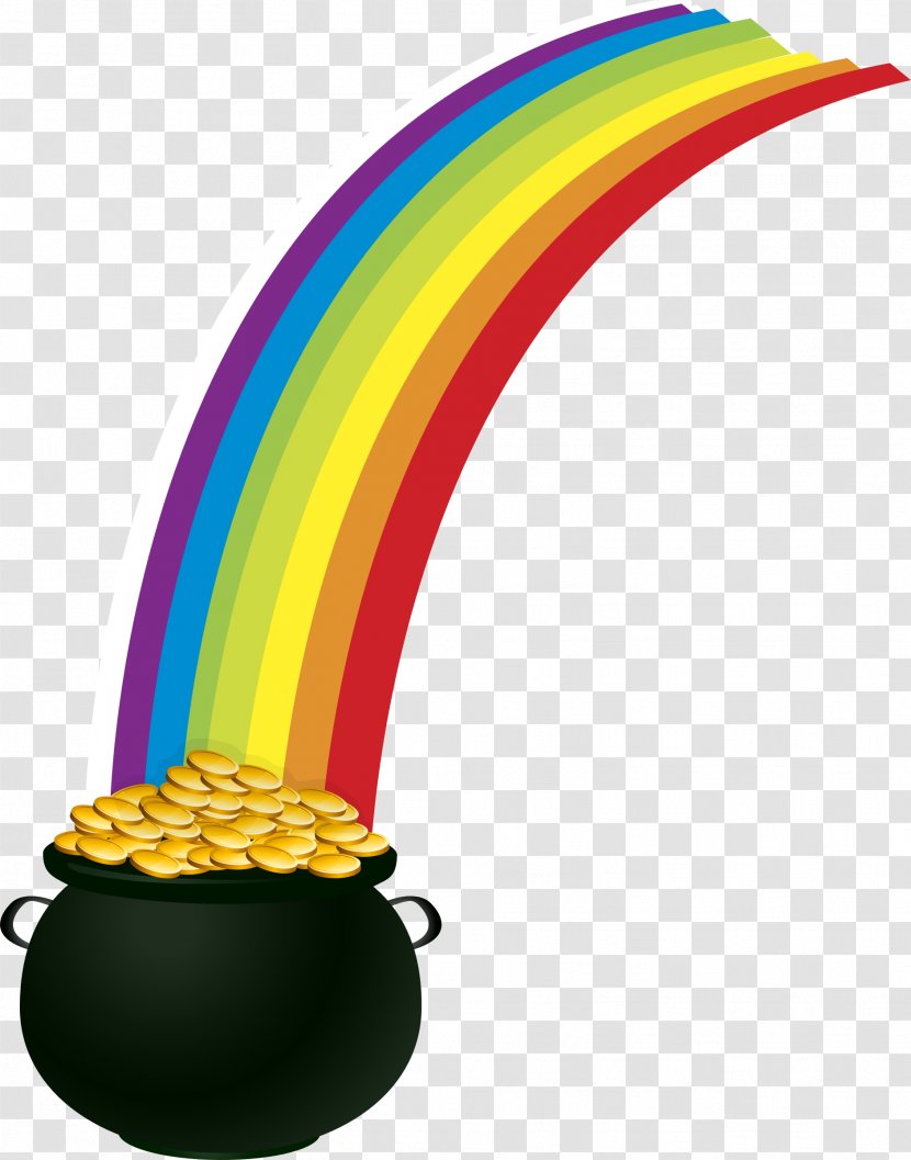 Gold Clip Art - Royaltyfree - Rainbow Transparent PNG