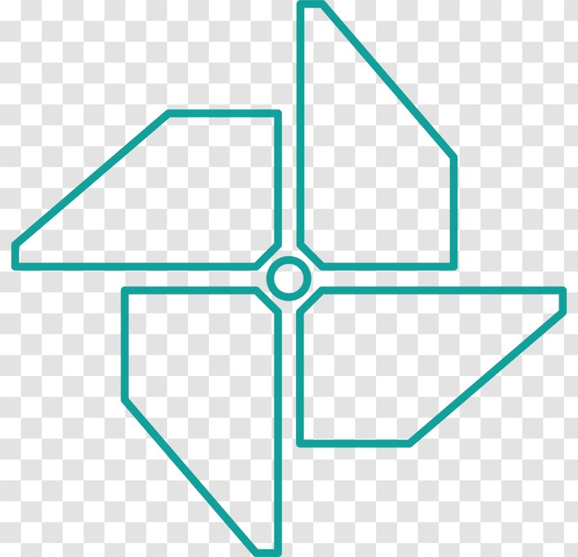 Line Triangle Point - Blue - Eco Energy Transparent PNG