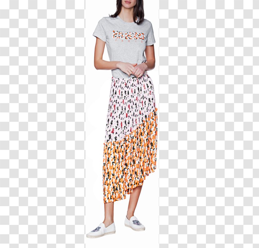 Waist Top Dress Skirt Sleeve - Shoe - Fashion Woman Printing Transparent PNG